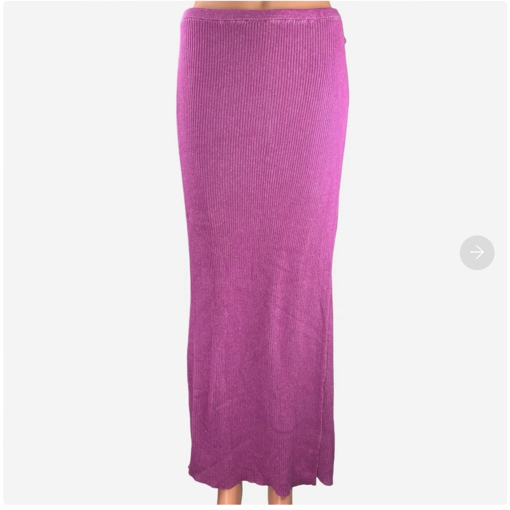 Free People Knit Wrap Maxi Skirt